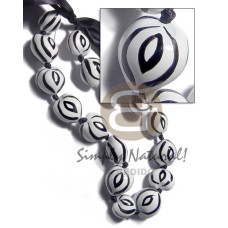 kukui seeds in animal print  zebra