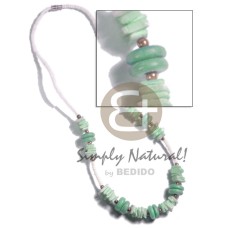 white rose in pastel green with 7 8mm