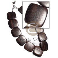 35mmx35mmx5mm camagong tiger ebony hardwood face to