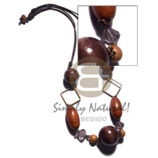 assorted wood beads  2pcs round 20mm greywood 1 pc round 25mm g