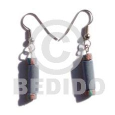 dangling pastel blue wood tube with coco
