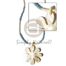2 3mm coco pokalet pastel yellowithblue bleached with 40mm