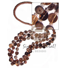 4 5mm coco pokalet with 3 layers 10mm coco pklt 13mm bronze sequin