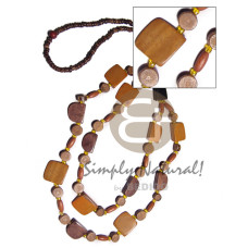 4 5mm coco pklt nat brown with 2 graduated layers asstd. natural wood