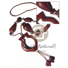 amber glass beads natural chunky wood inn brown tone with fish shaped
