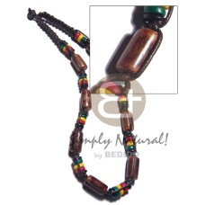 rasta  7 8mm coco pklt jumbo with sig id wood tube combination in brown
