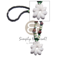 green 7 8mm coco pklt bleach white 7 8mm coco heishe combination and b