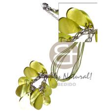 dangling in chain 14pcs 22mmx13mm kabibe shell teardrops with 4 r