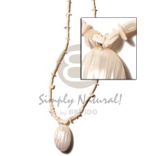 2 3mm coco heishe bleach silver mouth shell