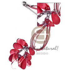 dangling in chain 14pcs 22mmx13mm kabibe shell teardrops with 4 r
