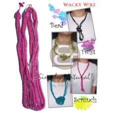 wacky wire  create your own style  4 5mm coco pokalet with clear