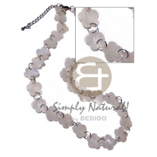 linked 15mm flower hammershells  18in