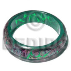 h=37mm thickness=10mm inner diameter=65mm paua shells laminated