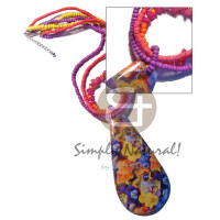 eclectic fusion collection  3 layers 2 3mm violet coco pklt 4 