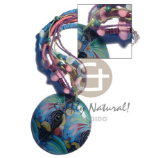 eclectic fusion collection  4 rows  blue 4 5mm coco heishe 2 