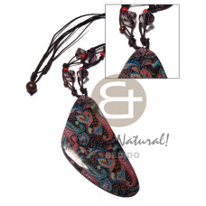 eclectic fusion collection  3 layers wax cord with acrylic cryst