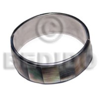 laminated inlaid black lip shell