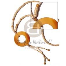4 5 coco heishe nat wood beads with