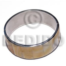laminated inlaid mother of pearl shell (MOP) shell