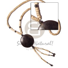 4 5 coco heishe nat wood beads with