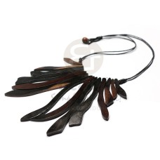 camagong tiger ebony hardwood cleopatra choker  18in