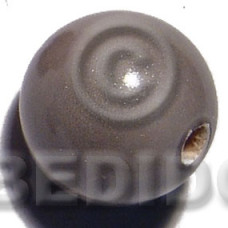 25mm natural wood beads in high