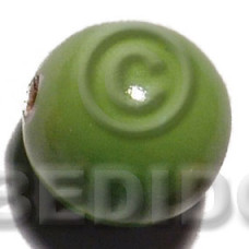 25mm natural wood beads in high