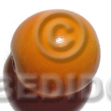 25mm natural wood beads in high