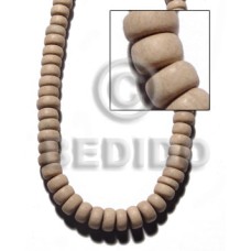 natural white wood pokalet 4x10mm  75pcs.