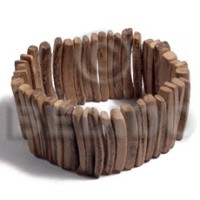 3in coco natural white sticks  elastic