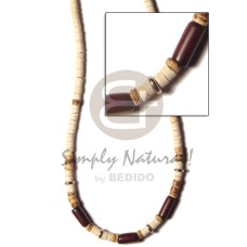 4 5 coco heishe bleach with maroon buri