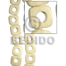 30mmx30mmx5mm square with round edges natural white