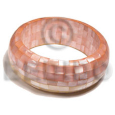chunky bangle combination of yellow and orange