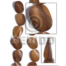 30mmx40mmx6mm robles wood twisted  10 pcs