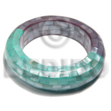 chunky bangle combination of violet and light