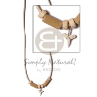 white wax cord with bamboo tube and