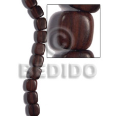 18mmx19mmx10mm camagong tiger ebony hardwood pillow shape