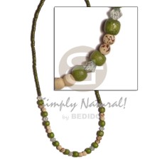 2 3 coco heishe moss green with matching