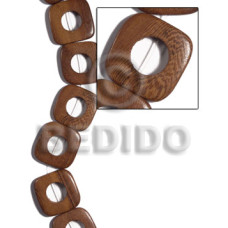 35mmx35mmx5mm square with round edges robles wood
