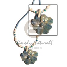 pastel blue 2 3 coco heishe with nassa