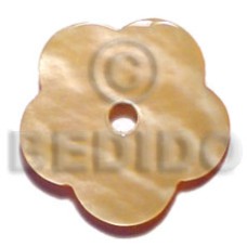 mother of pearl shell (MOP) scallop pendant 30 mm