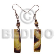 (duplicate 5030er) dangling 30x10mm brownlip bar with