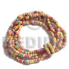 5 rows 2 3m nat coco pklt with multicolored alternate elastic