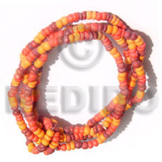 5 rows 2 3m orange tones coco pklt  elastic