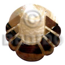 mother of pearl shell (MOP) 80mm with skin