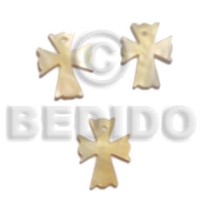 mother of pearl shell (MOP) cross 20mmx15mm