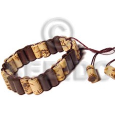 bamboonatural brown weave with burning