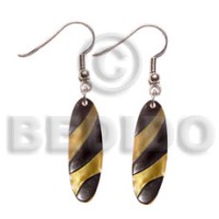40mm x 10mm mother of pearl shell (MOP) with skin