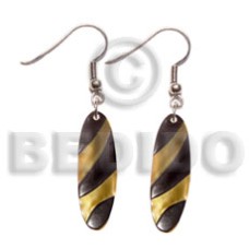40mm x 10mm mother of pearl shell (MOP) with skin