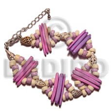 2 rows lavender coco indian stick with